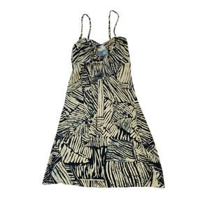 Zen Knits Patterned Dress, Adjustable Strap, Women's XS, Shell Embellishment